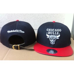 Chicago Bulls Navy Snapback Hat 60D 5 0721