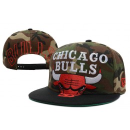 Chicago Bulls Camo Snapback Hat XDF