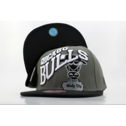 Chicago Bulls Grey Snapback Hat QH
