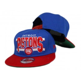 Detroit Pistons NBA Snapback Hat ZY1