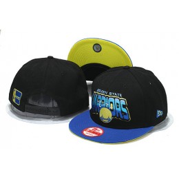Golden State Warriors Black Snapback Hat YS 0512