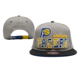Indiana Pacers Grey Snapback Hat XDF 0512