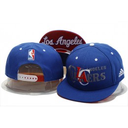 Los Angeles Clippers Blue Snapback Hat YS 0721