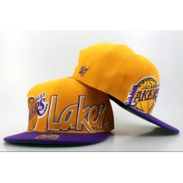 Los Angeles Lakers Snapback Hat QH 0606