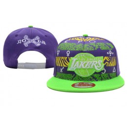 Los Angeles Lakers Snapback Hat XDF 5
