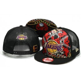 Los Angeles Lakers Mesh Snapback Hat YS 1 0701