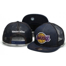 Los Angeles Lakers Mesh Snapback Hat YS 0701
