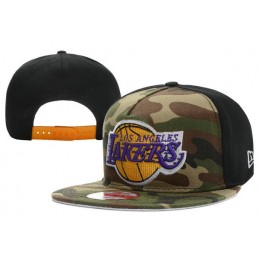 Los Angeles Lakers Camo Snapback Hat XDF