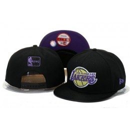 Los Angeles Lakers Snapback Hat YS B 140802 11