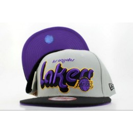 Los Angeles Lakers NBA Snapback Hat QH D