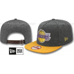Los Angeles Lakers-Melton Snapback Hat SF 12