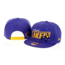 Los Angeles Lakers NBA Snapback Hat 60D02