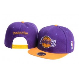 Los Angeles Lakers NBA Snapback Hat 60D08