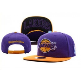 Los Angeles Lakers NBA Snapback Hat 60D11