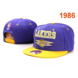Los Angeles Lakers NBA Snapback Hat PT007