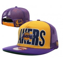 Los Angeles Lakers NBA Snapback Hat SD12