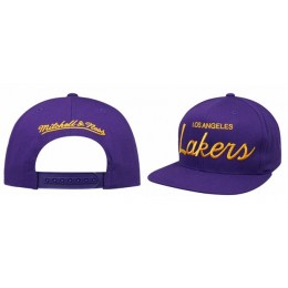 Los Angeles Lakers NBA Snapback Hat Sf2