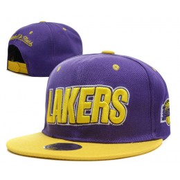 Los Angeles Lakers Snapback Hat DF1 0512