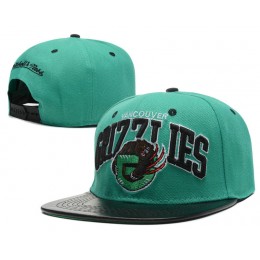 Memphis Grizzlies Green Snapback Hat SD 0512