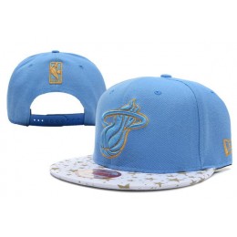 Miami Heat Blue Snapback Hat XDF