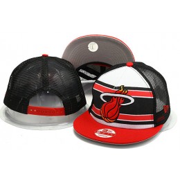 Miami Heat Mesh Snapback Hat YS 0528