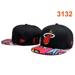Miami Heat Snapback Hat PT 0528