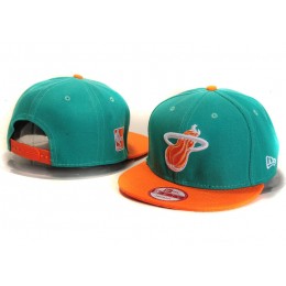 Miami Heat Green Snapback Hat YS
