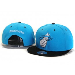Miami Heat Blue Snapback Hat YS