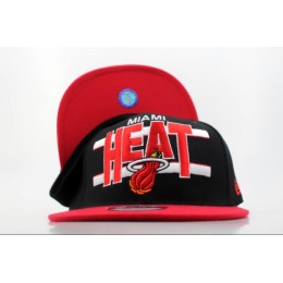 Miami Heat Snapback Hat QH 3