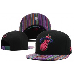 Miami Heat Snapback Hat DF 1 0613