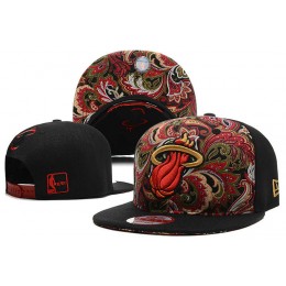Miami Heat Snapback Hat DF 2 0613