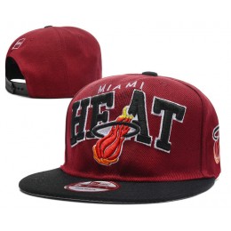 Miami Heat Snapback Hat DF 4 0613