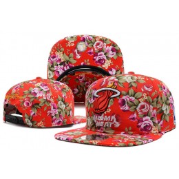 Miami Heat Snapback Hat DF 5 0613