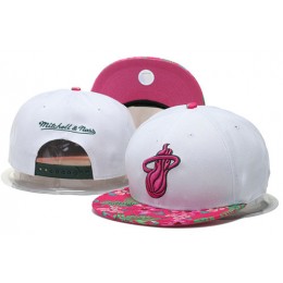 Miami Heat Snapback White Hat 2 GS 0620
