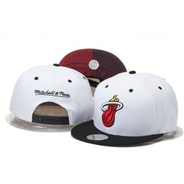 Miami Heat Snapback White Hat GS 0620