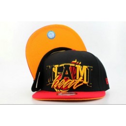 Miami Heat Snapback Hat QH a