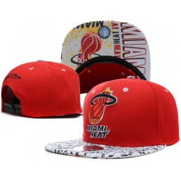 Miami Heat Snapback Hat SD 4