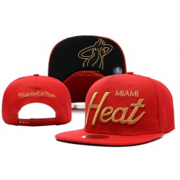 Miami Heat Snapback Hat XDF 14
