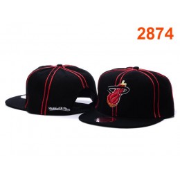 Miami Heat NBA Snapback Hat PT117