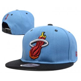 Miami Heat Blue Snapback Hat DF 0512
