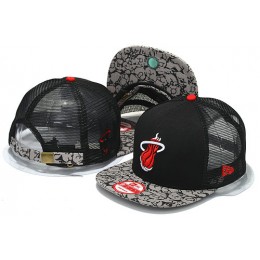 Miami Heat Mesh Snapback Hat YS 0512