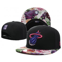 Miami Heat Snapback Hat SD1 0512