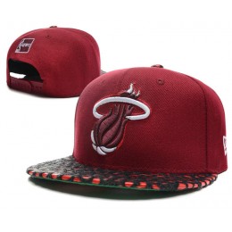 Miami Heat Snapback Hat SD3 0512