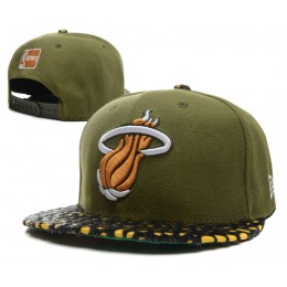 Miami Heat Snapback Hat SD4 0512