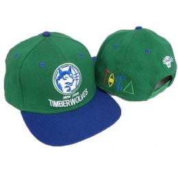 Minnesota Timberwolves TISA Snapback Hat DD49