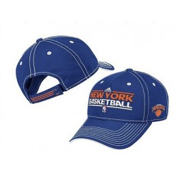 New York Knicks Blue Peaked Cap DF 0512