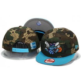 New Orleans Hornets Camo Snapback Hat YS 0701