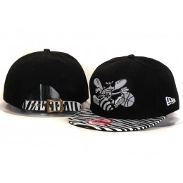 New Orleans Hornets Black Snapback Hat YS 1
