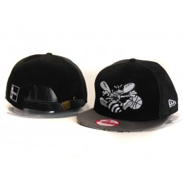 New Orleans Hornets Black Snapback Hat YS 2