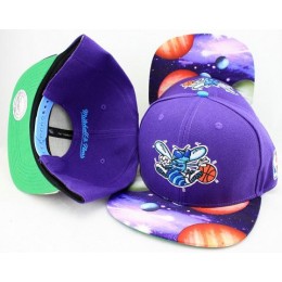 New Orleans Hornets Flower Bill Snapback Hat JT09